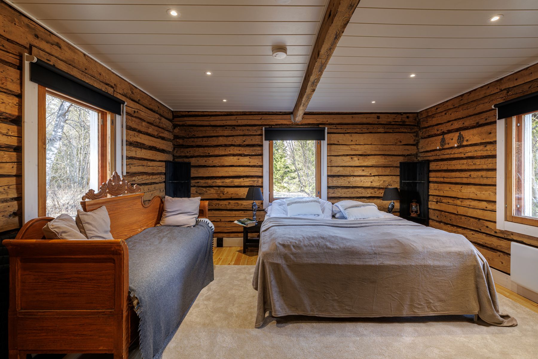A bedroom at Halosenniemi