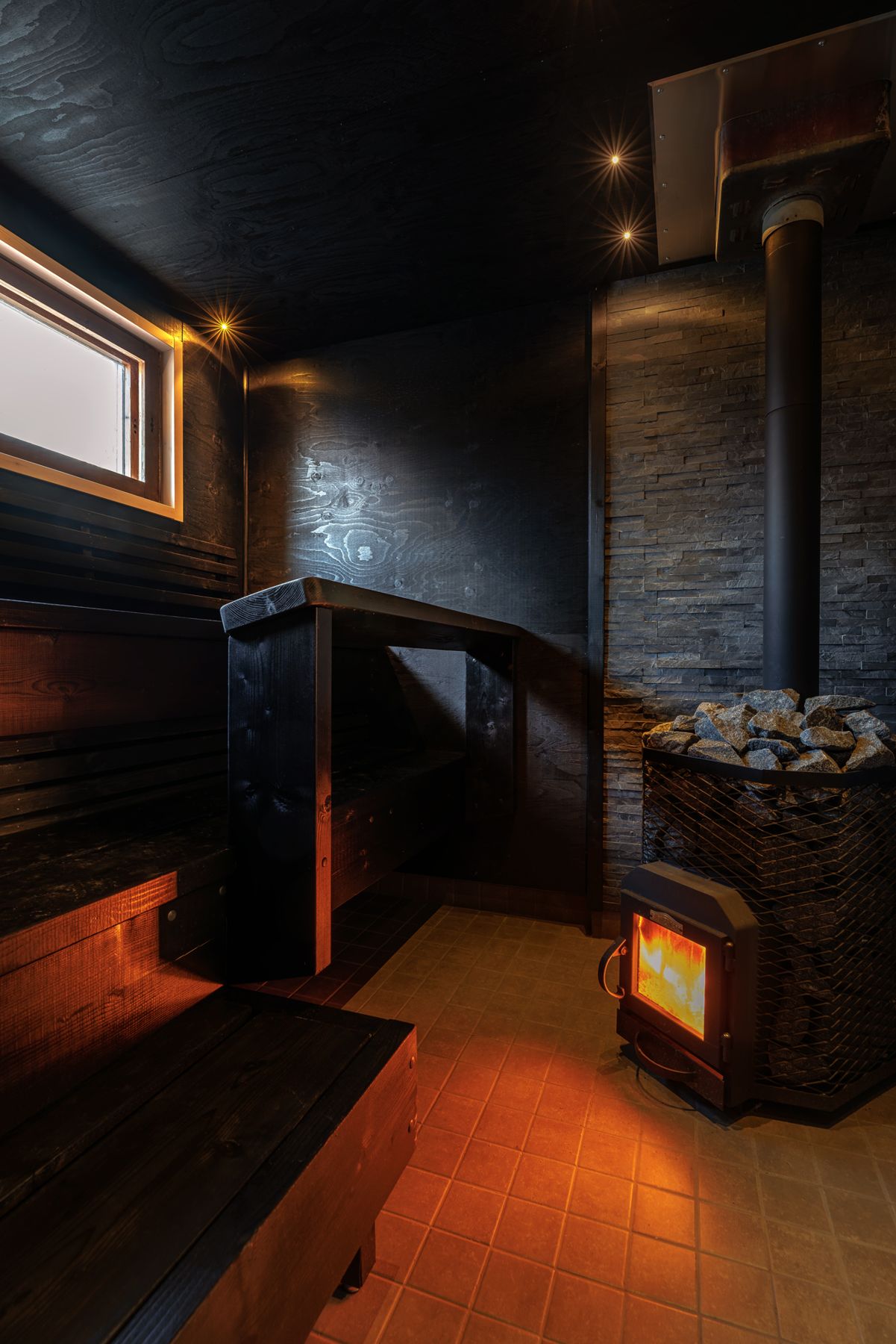 Beach sauna